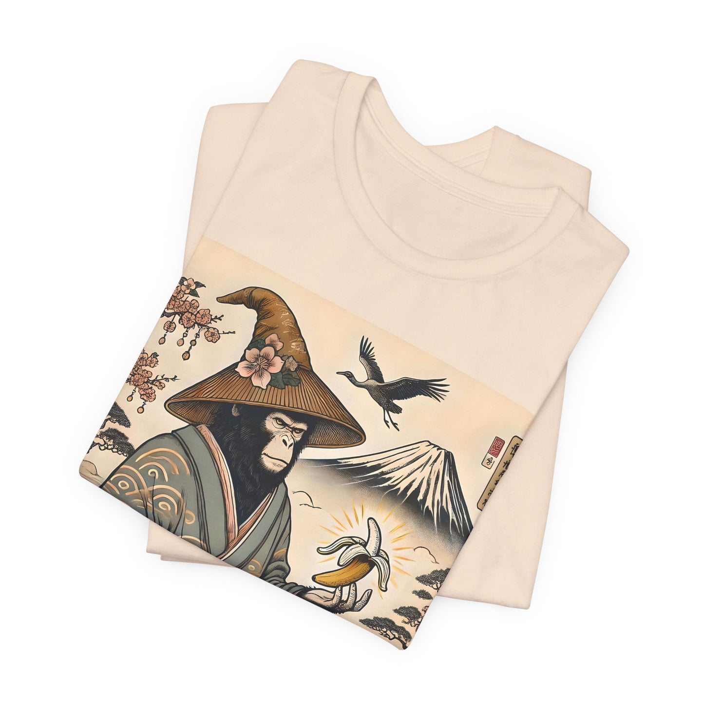 Saru Ape Holding Banana T-Shirt