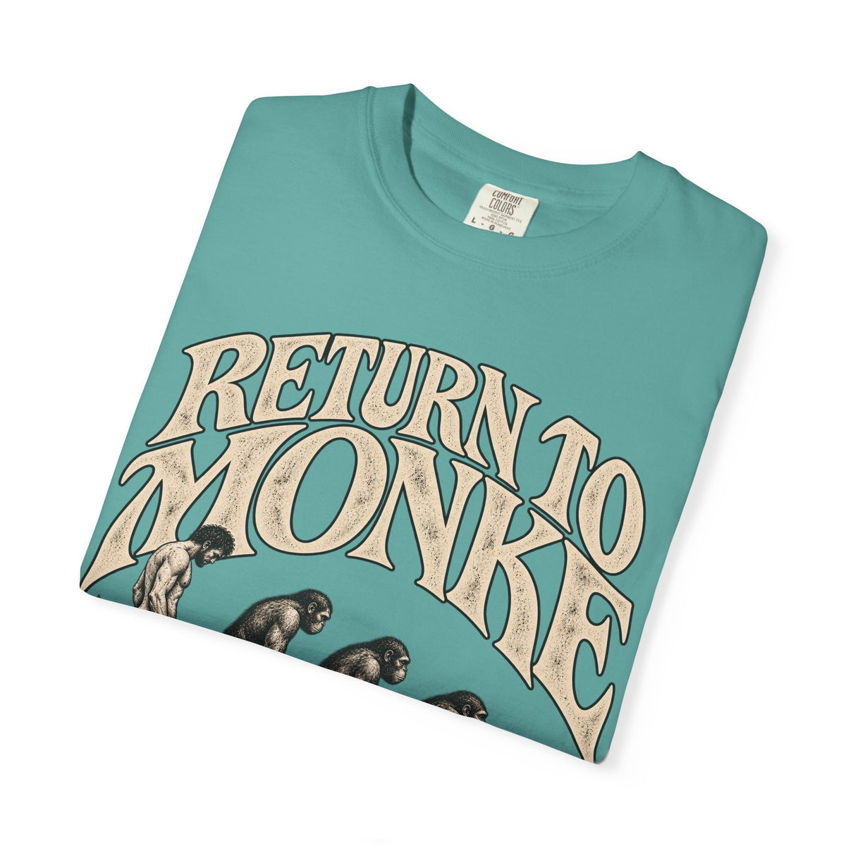 Return To Monke T-Shirt - De-Evolution March Of Progress