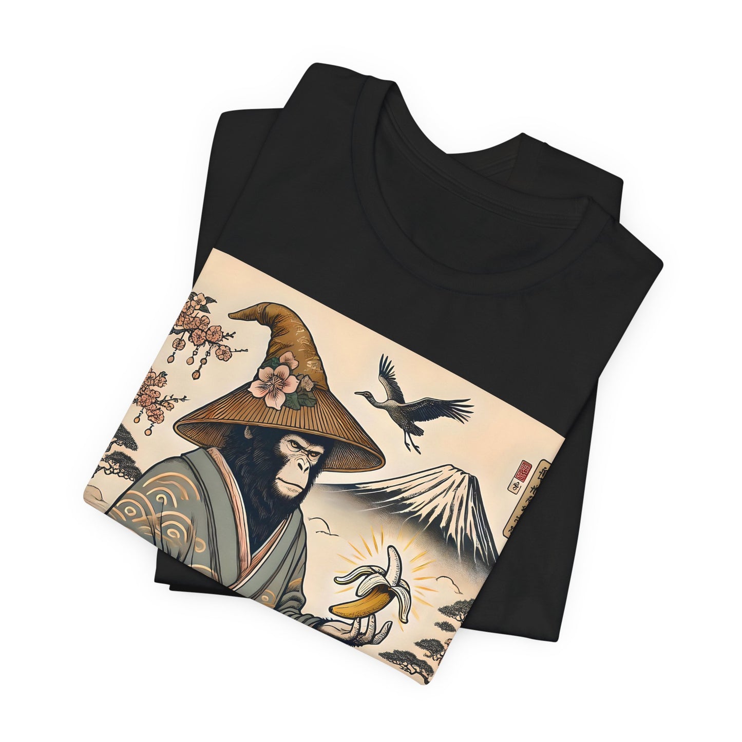Saru Ape Holding Banana T-Shirt