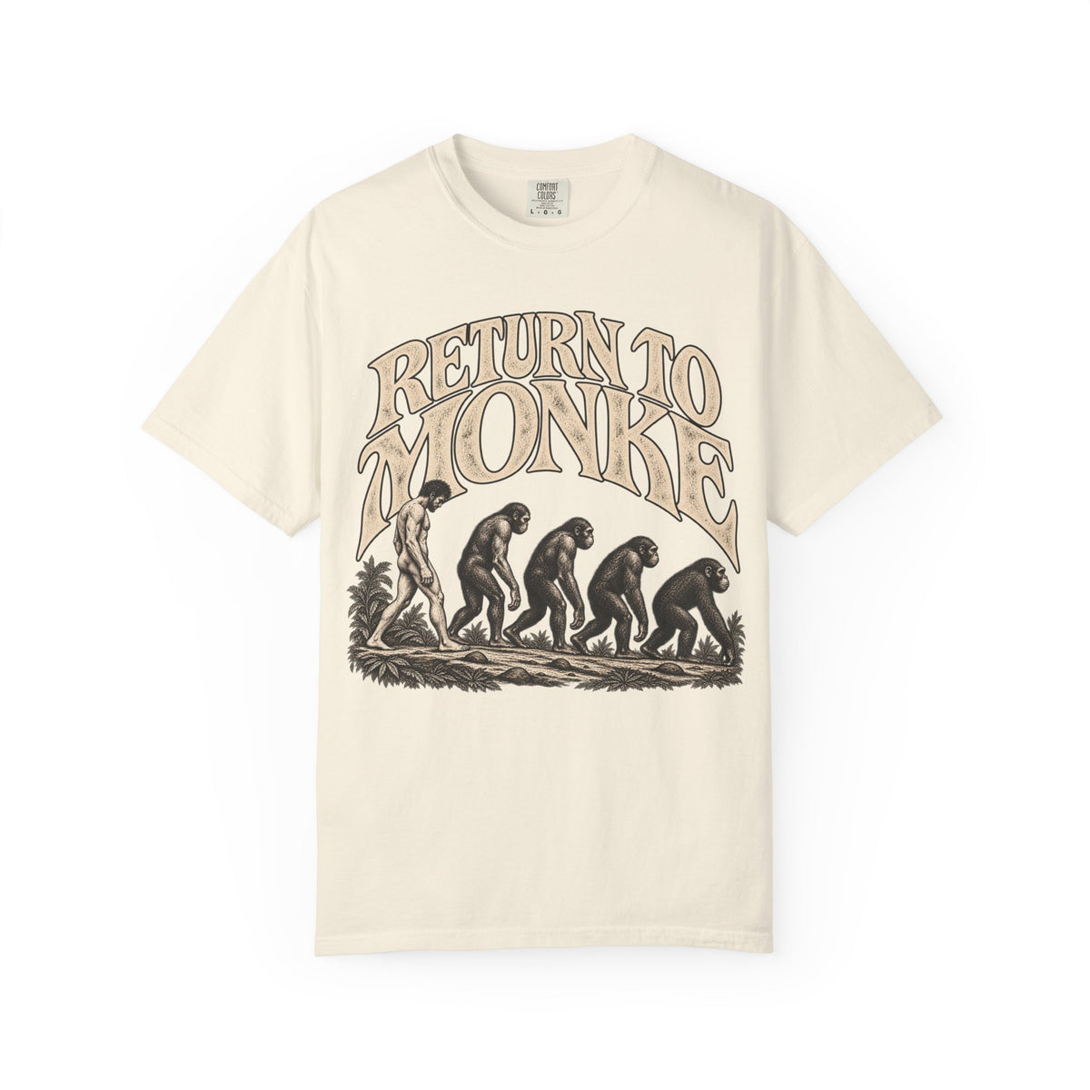 Return To Monke T-Shirt - De-Evolution March Of Progress