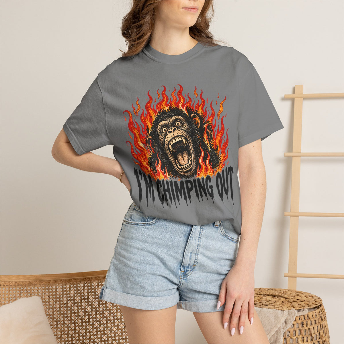 I'm Chimping Out T-Shirt - FIRE